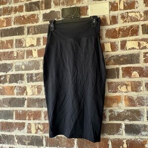 Bebe Black Midi Pencil Skirt for Cocktail